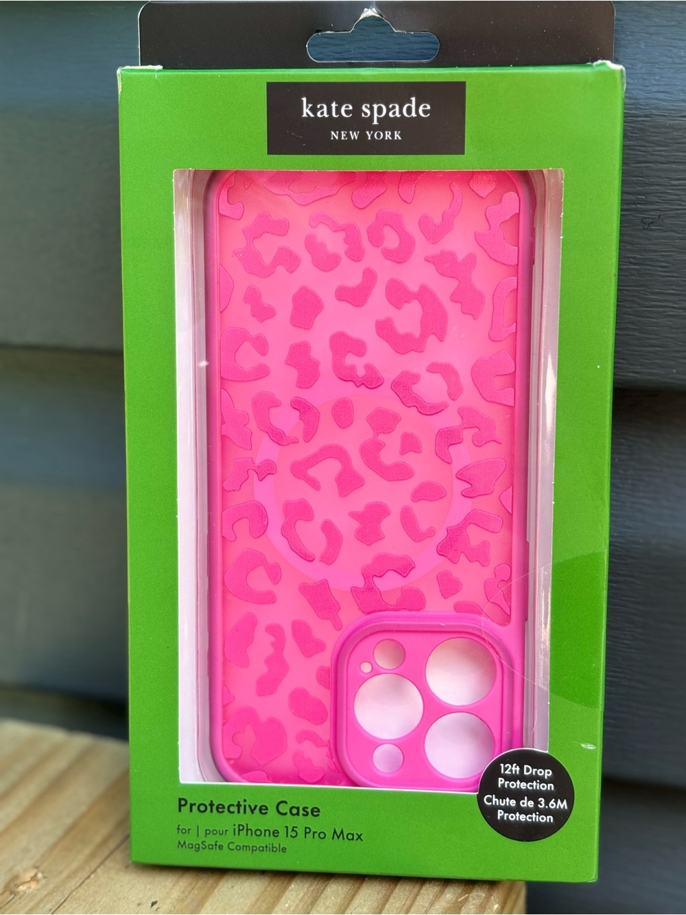 kate spade Pink Leopard Print iPhone Case